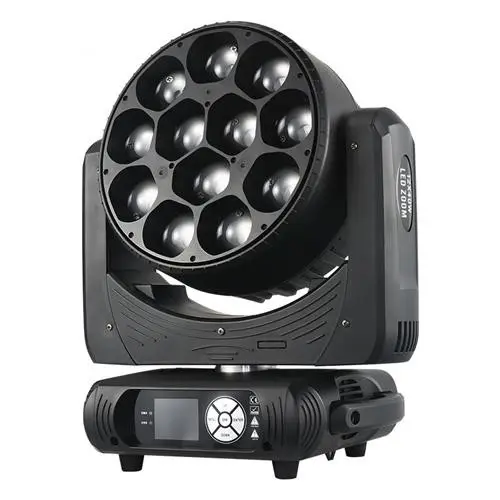 Lâmpadas de luz de led foco, 12 40w, lâmpadas agitáveis, para barra, equipamentos de discoteca, conjunto completo de lâmpadas de luz de led rotativas inteligentes