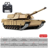 HengLong 3918-1 PRO M1A2 Abrams 7.0 amélioré fumée IR bataille son BB Airsoft métal télécommande Heng Long 1 16 RC réservoirs jouet
