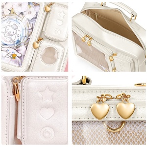 Mochila <span class=keywords><strong>Ita</strong></span> de <span class=keywords><strong>TV</strong></span> personalizada al por mayor, mochila escolar para niñas, mochila con pantalla de Pin de Anime, bolso de hombro convertible, MOQ bajo de alta calidad - Product Image 3