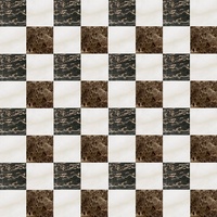 PAIA STONE Carreaux de mosaïque personnalisables en marbre naturel poli à motif en treillis pour villas, salles de bain, cuisines, halls haut de gamme