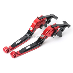 Leviers de frein et d'embrayage pliables pour <span class=keywords><strong>KTM</strong></span> Duke <span class=keywords><strong>RC125</strong></span> 200 250 390, guidon en aluminium CNC, pièces de modification de moto - Product Image 5