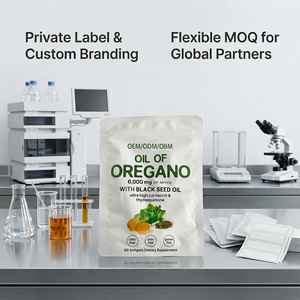 ODM Factory Customized Oregano Oil Softgels for Digestive Balance and Immune Health Support Private Label OEM Wholesale Supply - Product Image 4