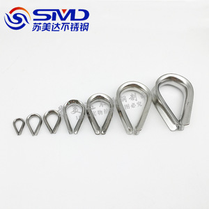 Anillo de Acero Inoxidable 304 para Cables de 2 a 24 mm, Tipo Tubo Triangular - Product Image 1