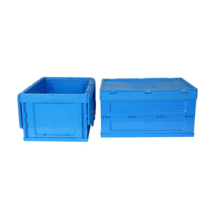 Có thể gập lại Thùng nhựa Stackable vận chuyển đa-sử dụng hộp lưu trữ để bán - Product Image 4