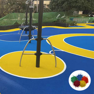 Granulés de caoutchouc EPDM moulés humides, matière en miettes, teneur en polymère de 10 à 20 % pour les terrains de sport, pistes de course, revêtements de sécurité, aires de jeux - Product Image 1