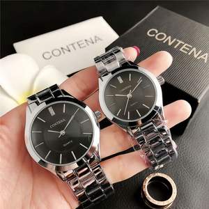 Reloj de pulsera impermeable de diseño nuevo y elegante para mujer, de marca, con logotipo personalizado, de lujo, con movimiento de cuarzo japonés, para parejas. - Product Image 2