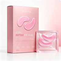 Patchs Gel Cristallins aux Herbes pour les Yeux, Peptides, Nicotinamide, Collagène, Anti-Âge, Réducteur d'Œdèmes, Marque ODM, Boîte de 10g, Pour Tous Types de Peau