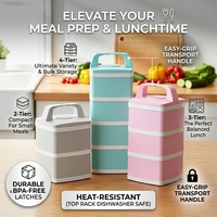 Stapelbare Tragbare Edelstahl-Lebensmittelbehälter Quadratische Form Mehrschichtig Große Kapazität Isolierte Bento-Lunchbox