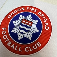 Badges 3D gaufrés haute fréquence résistants à l'abrasion, écussons de créateur thermocollants pour sacs, jupons et vêtements