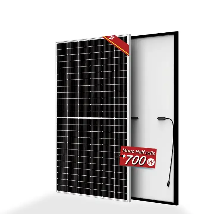 Topcon Đen panel năng lượng mặt trời giá bifacial PV module giá 550 Wát panel năng lượng mặt trời