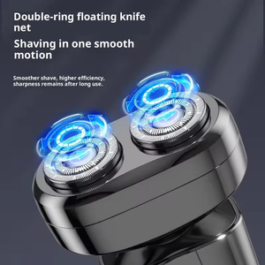 Afeitadora eléctrica portátil de doble cuchilla para hombre, mini rasuradora de aleación, lavable en todo su cuerpo, regalo de viaje para chicos - Product Image 3