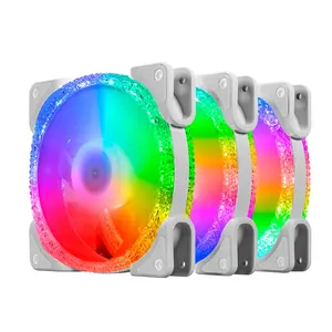 New Style 120mm RGB Gaming PC <b>Computer</b> <b>Fans</b> 5V 6Pin Free Sample Multi-Color LED - Product Image 1