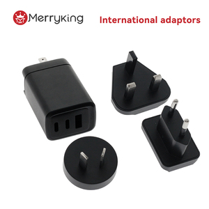 Chargeur GaN Merryking à prise interchangeable 65 Watts, chargeur USB-C, chargeur de téléphone GaN 65w, adaptateur pour ordinateur portable - Product Image 1