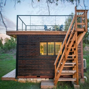 20ft cabina boscosa di lusso rimovibile prefabbricata per ufficio modulare <span class=keywords><strong>Bungalow</strong></span> portatile dell'hotel <span class=keywords><strong>e</strong></span> case Container minuscole - Product Image 1