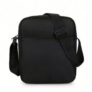 Bolso Bandolera Negro para Hombre, Estilo Casual Deportivo, de Nailon, con Logotipo Personalizado - Product Image 5