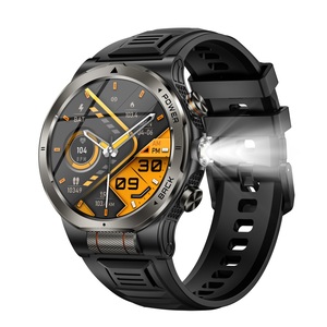 2026 New KT91 Smart Watch with Flashlight 1.43" AMOLED 1100mAh 3ATM Waterproof Mens Outdoor Sports Smartwatch - Product Image 2