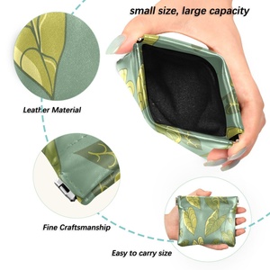 Aloha Print Hawaiian Kalo Design Leather Women Money Coin Pouch Mini Wallet <b>Small</b> Cash Coin <b>Purse</b> - Product Image 6