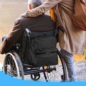 Factory Wheelchair Bags <b>Tool</b> <b>Trolley</b> Bag for Wheelchair Rear Waterproof Large Capacity Lightweight Electric Wheelchair Bags - Product Image 4