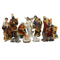 20cm la Vierge Marie Résine Saint Père Église Décoration Maison Noël Décor