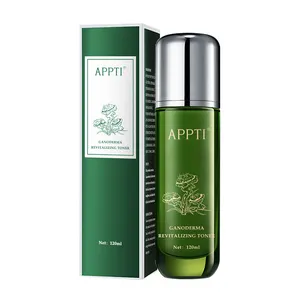 OEM/ODM APPTI Natural Brightening Ganoderma Turmeric Face Toner Spray Skin Care Anti Acne Revitalizing Essence Toner for Face