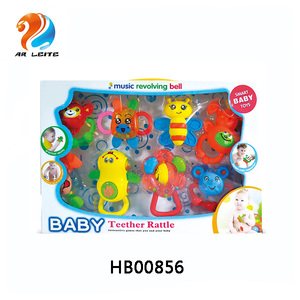 Hot Bán Vui Bé <span class=keywords><strong>Teether</strong></span> Rattle Đồ Chơi Dễ Thương Bé Lục Lạc 4 Pcs - Product Image 6