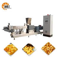 Machine automatique de fabrication de bâtonnets de maïs soufflé Ligne de production d'aliments pour snacks Machine de production de bâtonnets de maïs sucré Extrudeuse