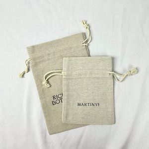 New Design Promotion 100% Jute Material <b>Drawstring</b> <b>Pouch</b> Eco-Friendly Jute Dust <b>Pouch</b> Multiple Sizes Natural Linen Jute Bag - Product Image 2