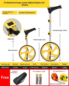 Rueda Medidora de Distancia de Grado Industrial BILO, Rodillo Manual con Pantalla <span class=keywords><strong>Digital</strong></span> Mecánica, <span class=keywords><strong>Regla</strong></span> <span class=keywords><strong>Rodante</strong></span> para Exteriores, Garantía de 3 Años - Product Image 4