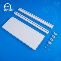 Fabricants vente en gros obturateur électrique en cristal porte intérieure grand centre commercial volet roulant transparent en acier inoxydable