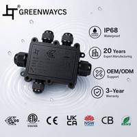 Boîte de jonction étanche Greenway M686-5C 5 voies OEM/ODM pour éclairage extérieur Certifications ETL CE UKCA NSW CB RoHS