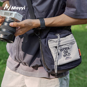 Sac bandoulière tendance <span class=keywords><strong>pour</strong></span> <span class=keywords><strong>appareil</strong></span> <span class=keywords><strong>photo</strong></span> avec cordon de serrage, imperméable et doublé en peluche, <span class=keywords><strong>pour</strong></span> appareils <span class=keywords><strong>photo</strong></span> hybrides/reflex numériques, vente en gros ODM - Product Image 1