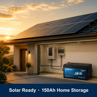 Batterie LiFePO4 TPENERGY 24V 100Ah 150Ah pour système de stockage solaire domestique hors réseau, remplacement du BMS au plomb-acide