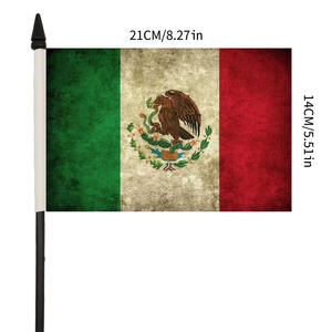 День независимости Мексики настольный флаг 14x21 см с основанием для пресса праздничные украшения - Product Image 2