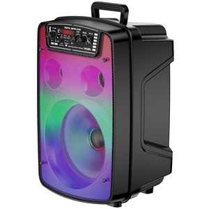 Kakusiga 8 Inch 10W Rechargeable <b>Speaker</b> With Led Lights Bluetooth Fm <b>Usb</b> Ksc 688 - Product Image 3