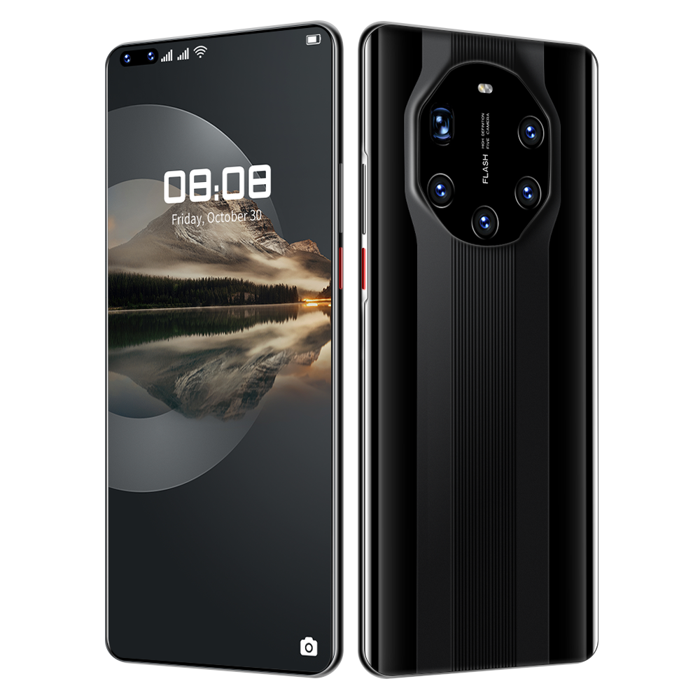 Мобильный телефон Mate40 RS 5,8 дюйма 5G LET, пять камер, Android смартфоны MTK6889Ultra, моноблок, две SIM-карты, мобильный телефон 12 + 512 Гб