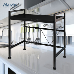 Ajustable en casa de alta calidad de pie tipo <span class=keywords><strong>horno</strong></span> de <span class=keywords><strong>microondas</strong></span> <span class=keywords><strong>estante</strong></span> de cocina de Metal Rack de almacenamiento - Product Image 3