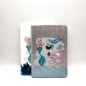 สมุดโน้ต A5กระดาษน่ารักสำหรับนักเรียนลายการ์ตูนนางเงือกแวววาว - Product Image 1