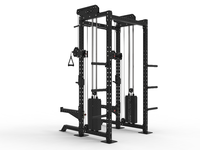 Machine Smith Commerciale Multifonctionnelle Power Rack Entraîneur pour la Musculation en Salle de Sport