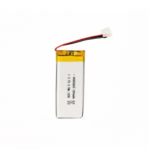 Shenzhen Factory Rechargeable 3.7V Lipo Battery UL/IEC62133/KC/UN38.3 Certified 602663 3.7v 1000mAh Li-polymer battery