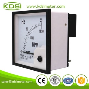Bền trong sử dụng được-96 45-55Hz + RPM 220V Bảng điều chỉnh Analog Hz tần số Meter - Product Image 4