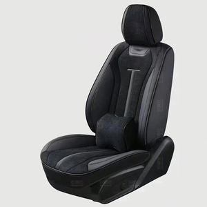 Nuevo Cojín Multifuncional de Cuero para Asiento de Coche, Diseño Moderno, Transpirable y Práctico, Juego de Fundas Protectoras para Asientos de Coche X5 - Product Image 2