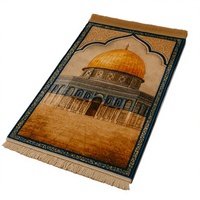 Tapis de prière islamique moderne en kilim persan, rembourré, en tissu flanelle personnalisé, réversible, antidérapant, flexible, pour voiture et maison, vente en gros