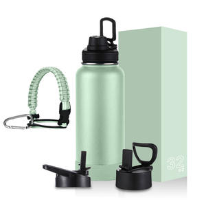 Botella de Agua Deportiva de Acero Inoxidable de 32 oz a Prueba de Fugas con Tapa de Paja, Aislada al Vacío, Esencial para Gimnasio, Viajes y Campamento, Disponible en Varios Colores - Product Image 4