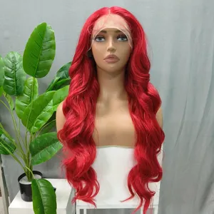 X-TRESS Highlight Ombre Lace Front Perücken 30 Zoll vor gezupft mit Baby-Haar Highlight Farbe synthetische Perücke Glueless Perücke