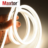 Bande lumineuse LED en silicone 24V étanche, vente directe usine, facile à installer, flexible, linéaire, en silicone souple
