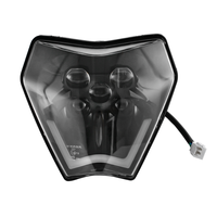Pièces de moto pour Husqvarna FC TC TE FE 125 250 300 350 450 501, phare LED Angel Eyes RGB avec commande par application
