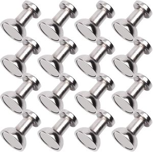 Agrafes magnétiques miniatures rondes nickelées N35 N52 pour fixation de tableau blanc de bureau, fourniture directe usine - Product Image 1