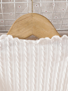 ชุดเซ็ตสองชิ้นสำหรับเด็กผู้หญิง ฤดูใบไม้ร่วง ฤดูหนาว เสื้อสเวตเตอร์ผูกโบว์พร้อมผ้าคลุมไหล่ กระโปรง ชุดเสื้อสเวตเตอร์เด็กทันสมัย ชุดเสื้อผ้าเด็กผู้หญิง ขนาด 80-140 ซม. - Product Image 4