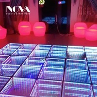 Worthbuy — sol de danse en plexiglas 3d, miroir, de haute qualité