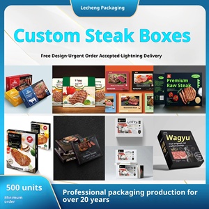 Custom Printed Food <b>Boxes</b> for Steaks, <b>Pizzas</b>, Burgers & Egg Tarts Wholesale - Product Image 5